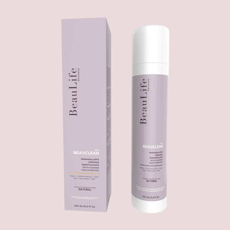 Detox Facial, Desmaquillate solo con Agua, sin pomos, 4 en 1, BL1 BEAUCLEAN 100ml