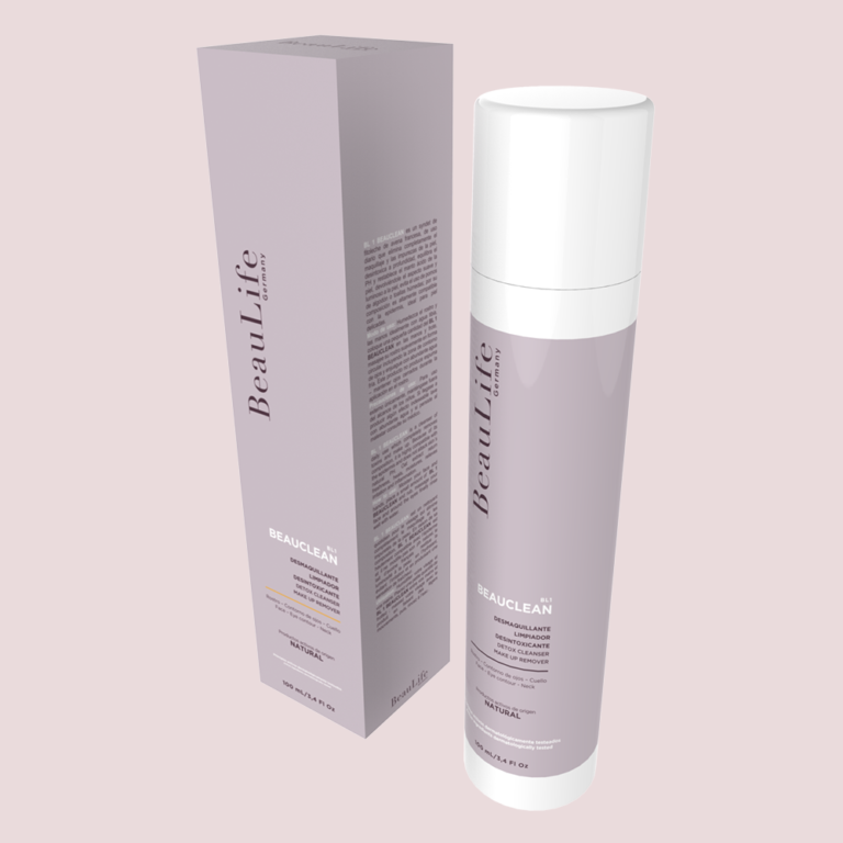 Detox Facial, Desmaquillate solo con Agua, sin pomos, 4 en 1, BL1 BEAUCLEAN 100ml